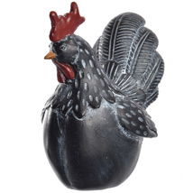 SMALL ROOSTER 11CM BLACK