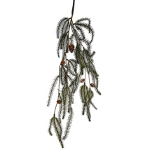 HANGING PINE W/CONE 80CM GREEN