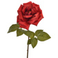 LARGE OPEN ROSE 53CM RED