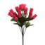 MINI ROSE BUD BUSH X 7 W/15 30CM FLOWER BEAUTY