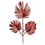 LEAF X3 37CM 6PCS IN POLYBAG RED